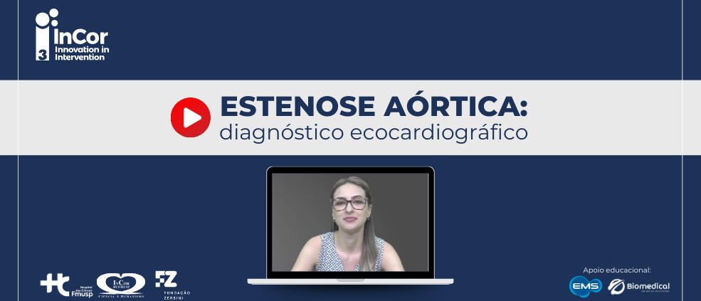 Saiba como o exame de ecocardiograma pode diagnosticar a Estenose Aórtica. Assista ao vídeo e confira a aula completa sobre Doenças Valvares.